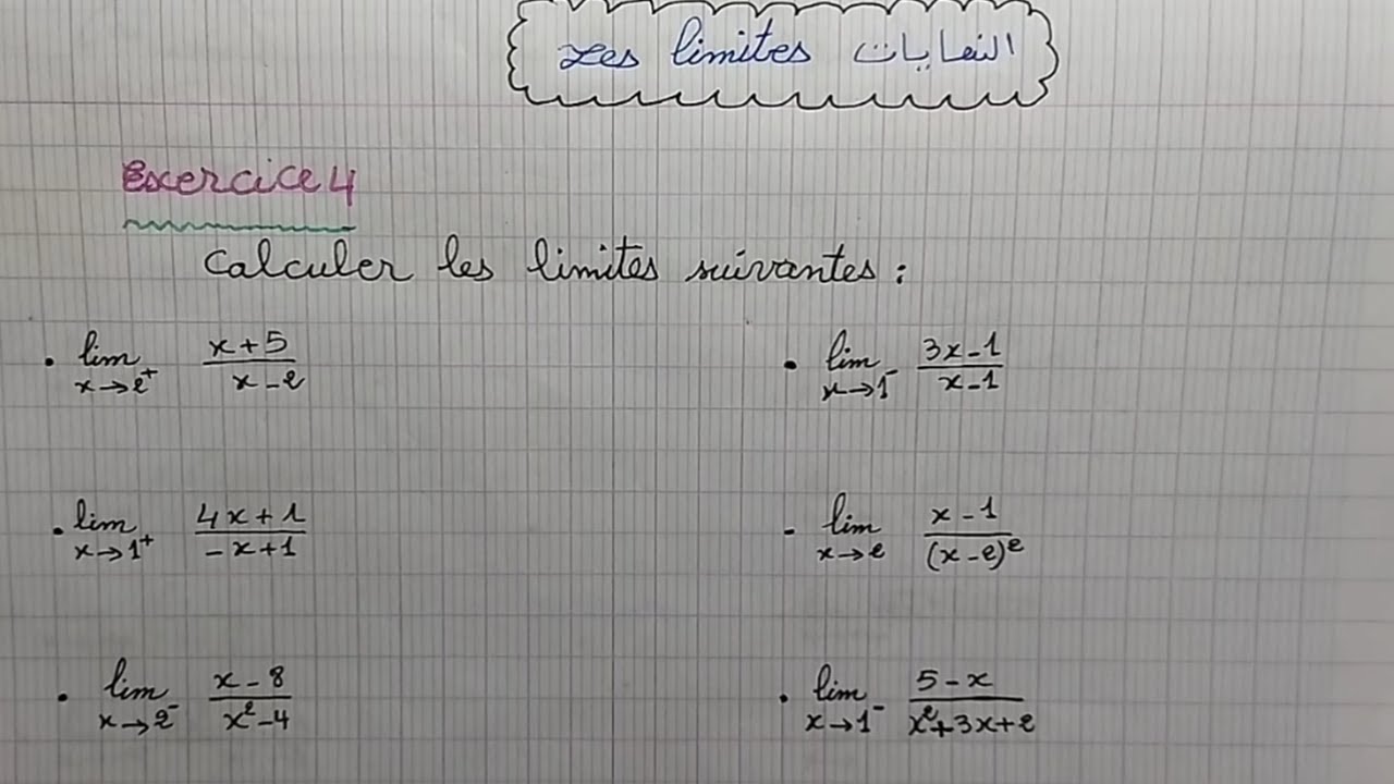 calculs des limites _limite à droite -limite à gauche de X0