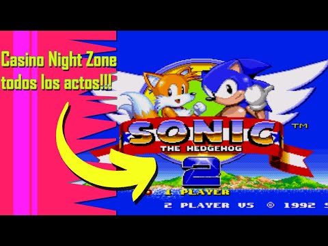 Sonic The Hedgehog 2 MD - Casino Night Zone, Acto 1, 2