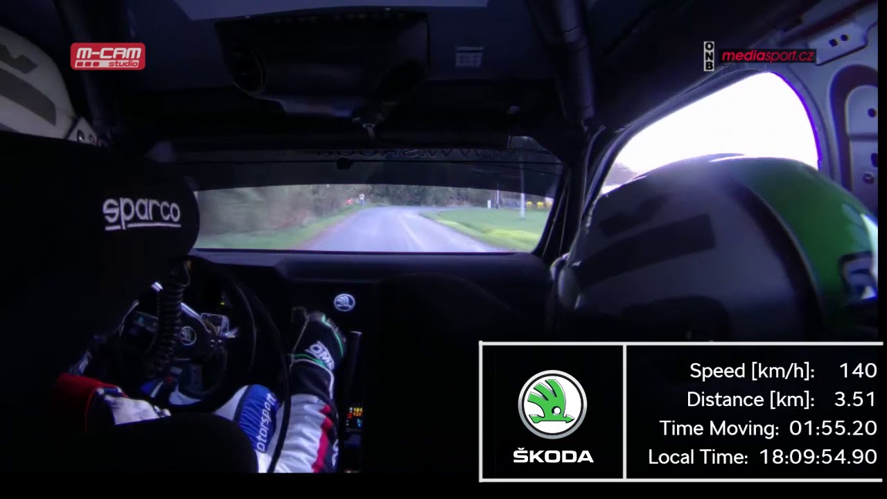 Jan Kopecký ● RZ2 ● Rallye Šumava Klatovy 2018 ● ONBOARD