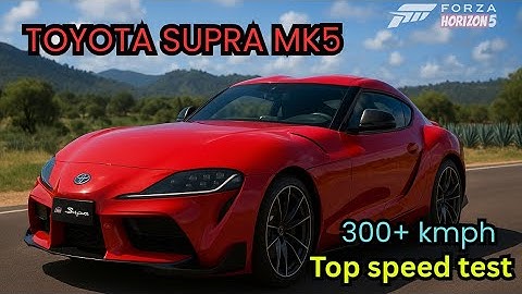 TOYOTA SUPRA MK5 | TOP SPEED | EXHUST SOUND | BACKFIRE | SUPERCAR | #toyota #supra #mk5 #viral #fyp