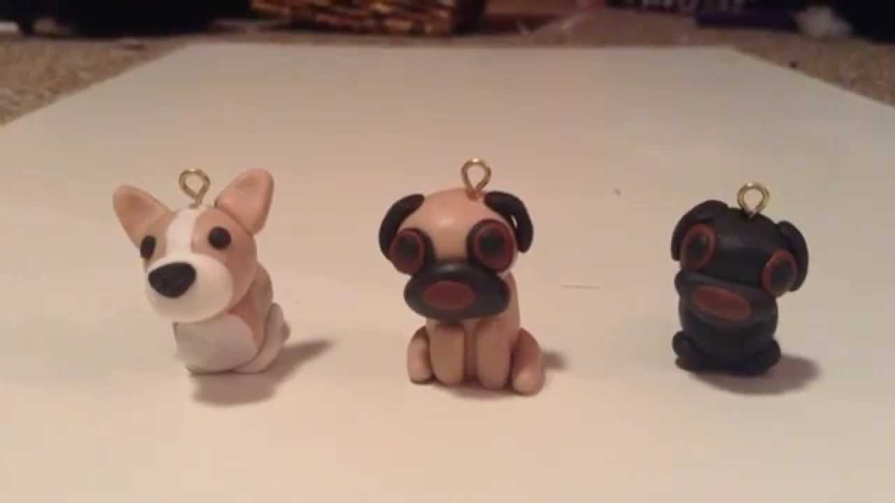 Polymer Clay Dog Tutorial: Corgi and Pug - YouTube