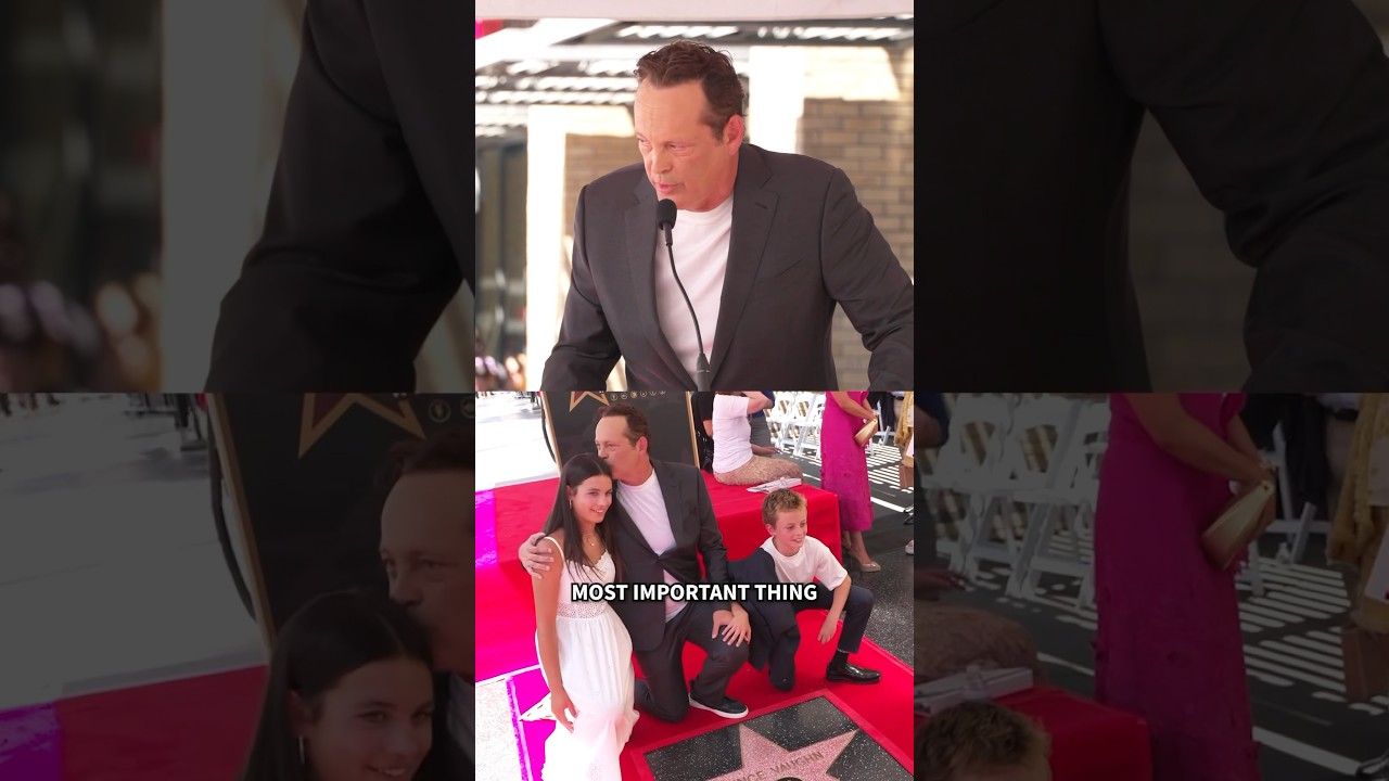 Vince Vaughn's kids make rare appearance at Walk of Fame ceremony