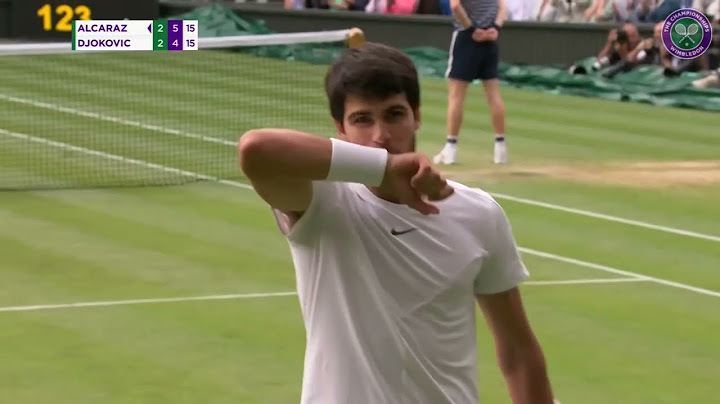 Carlos Alcaraz vs Novak Djokovic | The Final Game | Wimbledon 2023