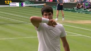 Carlos Alcaraz vs Novak Djokovic | The Final Game | Wimbledon 2023 screenshot 3
