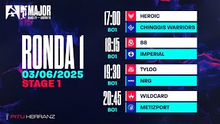HEROIC vs. C. Warriors, B8 vs. Imperial, TYLOO vs. NRG, Wildcard vs. Metiz | BLAST.tv Austin Major