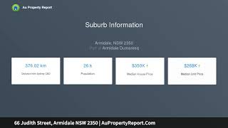 66 Judith Street, Armidale NSW 2350 | AuPropertyReport.Com