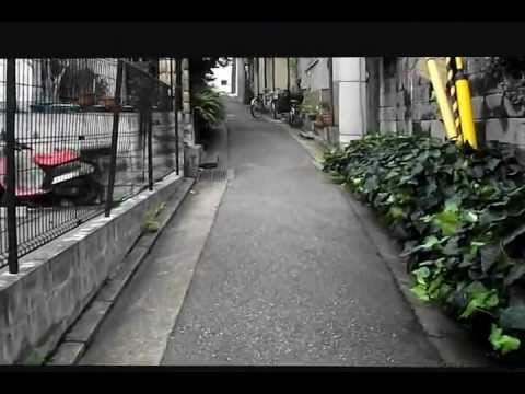 Narrow neighborhood streets in Kobe, Japan - --------------------------------------------------