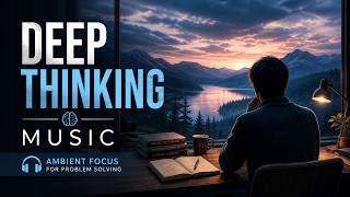 Deep Thinking Music | Ambient Focus for Problem Solving