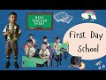 First Day School journey 2025 !!#vlog #vlogger #vlogging #vlogs#firstdayofschool#school #schoollife