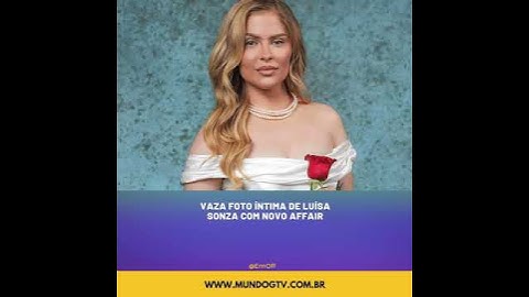 Vaza foto íntima de Luísa Sonza com novo affair