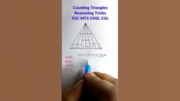 Counting Figures| Triangles Counting| Reasoning on Counting Figure | Reasoning Classes| #shorts