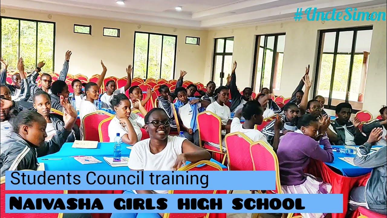 Naivasha Girls High School Students council training Pelican Lodge
