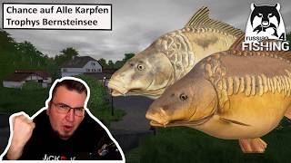 Chance at all Carp Trophies & Rares at Amber Lake | Russian Fishing 4 | German | UwF