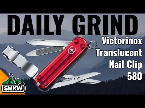 Victorinox Translucent Ruby Red Nail Clip 580