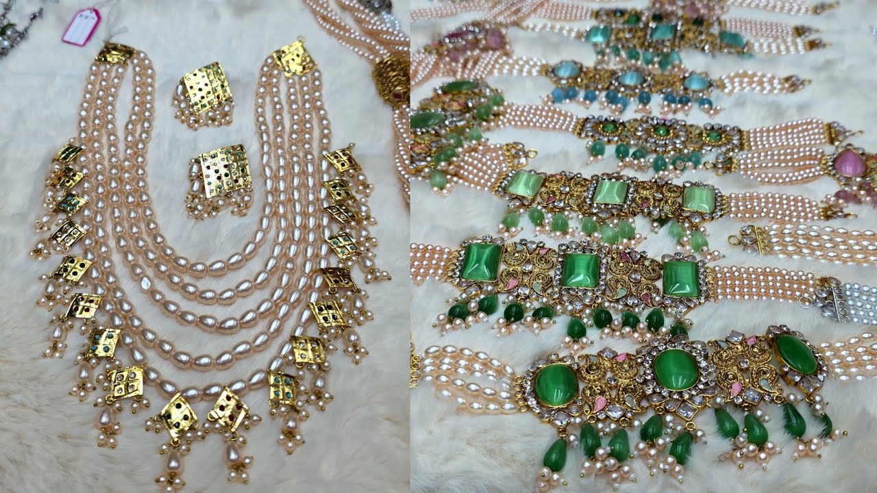 অসম্ভব সুন্দর চকার,লং নেকলেস অরিজিনাল পাথর দিয়ে ডিজাইন করা,সাথে ৫ বছরের কালার ওয়ারেন্টি | Jewellery 