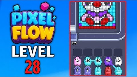 Pixel Flow Level 28