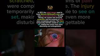 Malcolm McDowell’s Shocking Film Injury #short#fact#history#