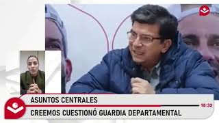 ALD de Santa Cruz impulsa la creación de la Guardia Departamental