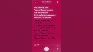 Thumbnail of Hey Lover Sped Up - The Daughters Of Eve