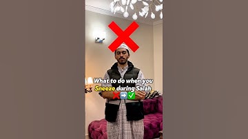 When You Sneeze in Salah 😮‍💨 Remember This Sunnah! 🌙 #lolluqman #islamicvideo #islam #muslim