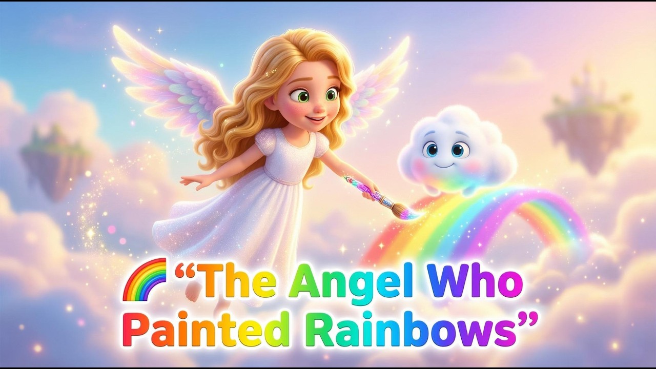 The Angel Who Painted Rainbows 🌈 | A Magical Friendship Story for Kids
