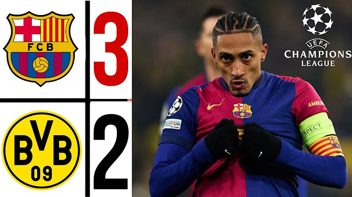 BARCELONA vs DORTMUND (3-2) champions League | all Goals and Extended Highlights 2025