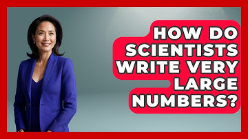 How Do Scientists Write Very Large Numbers? - The Friendly Statistician