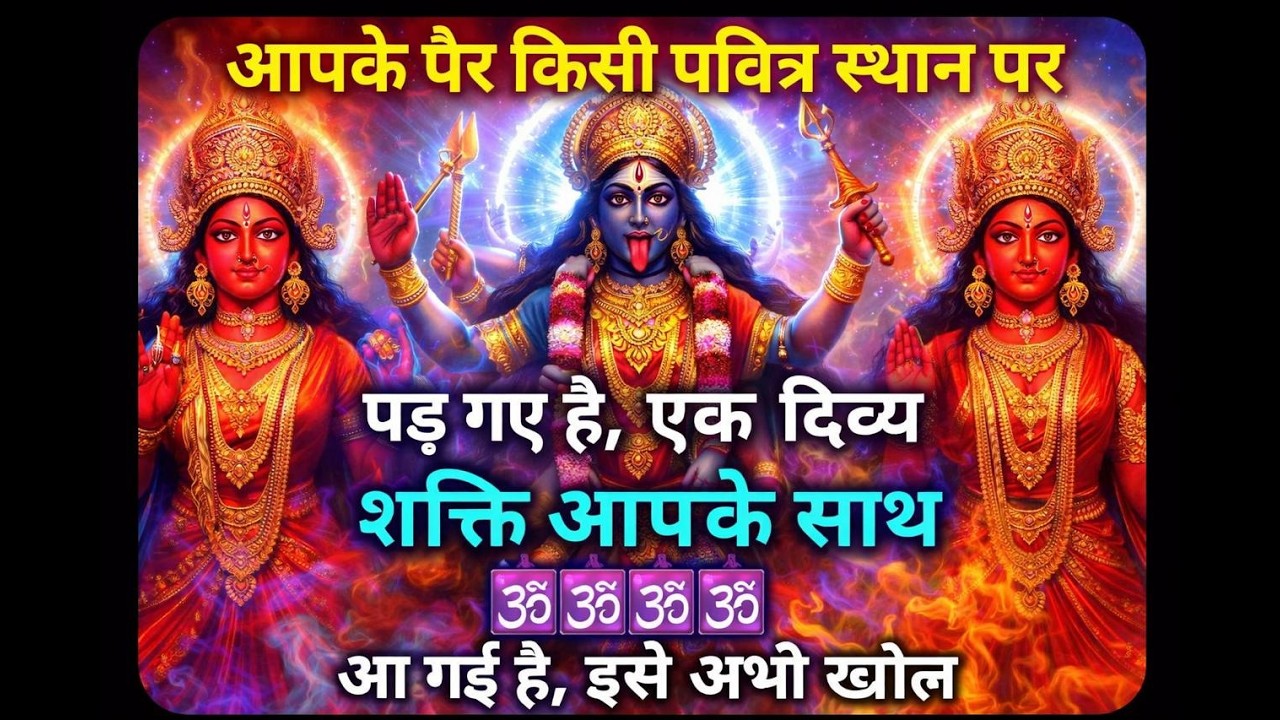 108 आपके पैर पवित्र स्थान पर पड़े हैं 🙏 देवी काली की दिव्य शक्ति आपके साथ है | अभी खोलें
