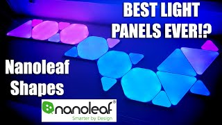 Nanoleaf Shapes Unboxing and Setup Review | THE BEST LIGHT PANELS EVER!?