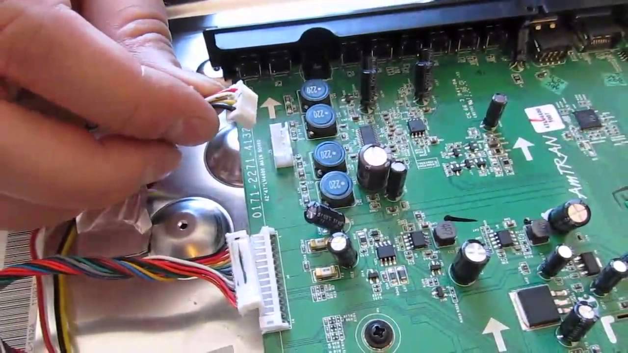 Lg 42lv4400 ua 42 led tv main board replacement fix for no power ...