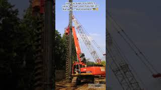 Auger Hidrolik Gtm Alternatif Sanwa Maupun Rotary Drilling, In Action Preboring, Dry Boring, Cfa