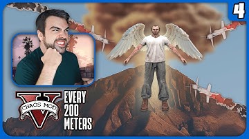 I Will Reach The End No Matter What! - GTA V Chaos Crossing Every 200 Meters Mod - DarkViperAU