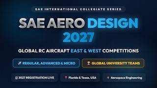 SAE Aero Design 2027! βοΈ Global RC Aircraft Collegiate Series | BlinkNBuild