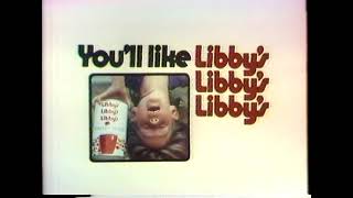 Libbys Juice TV Commercial - 1974