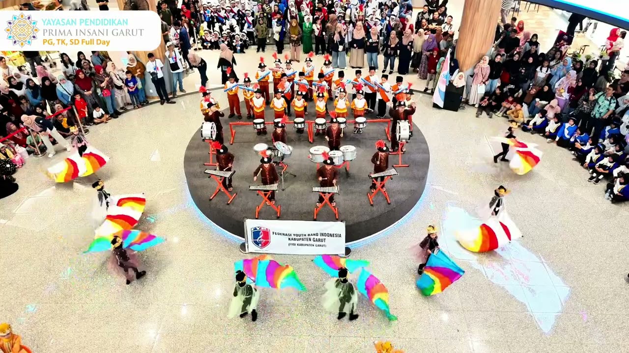 Penampilan tim Drum Band Prima Insani  | Opening Garut Marching Band Competition | Mall Ciplaz Garut