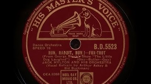 Jack Hylton and his Orchestra 