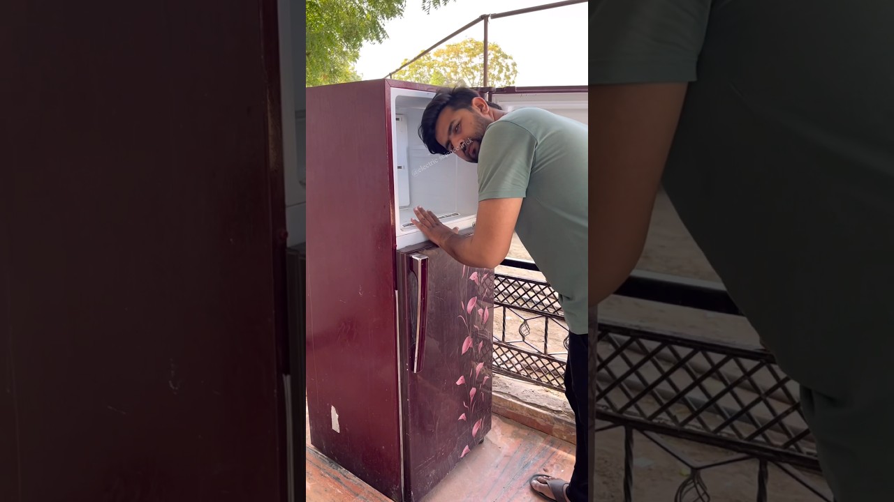 Freezer  service  केसे करे #electricsciencetrick @electric science trick #shorts #short ￼￼