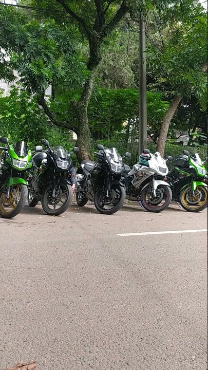 Ninja 2 Stroke Team Kopdar ☕ #shorts #ninjarr150 #ninjarrnew #2stroke #kopdar #sunmori #muhamadzaka