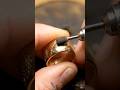 Tiny Tool Restoring Gold Ring 😳#minisatisfying #satisfying