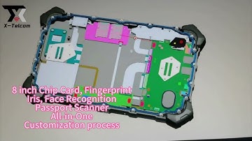 🚀 Innovation at its finest! 🚀 Fully customizable 8-inch Biometric Rugged Tablets