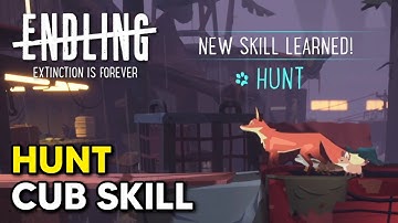 Endling: Extinction is Forever - HUNT Skill (How to Learn New Cub Skill)