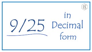as a Decimal