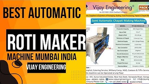 Automatic  Chapati Maker | food business ideas in india |Chapati Making Machine| Roti Maker