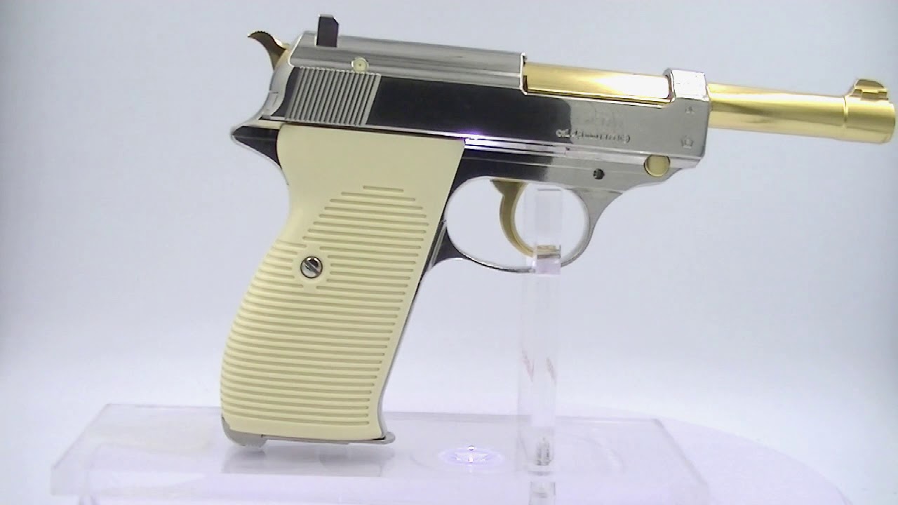 Walther P38 モデルガン ゴールド Walther P38 9mm. – American Golden Weapons Inc