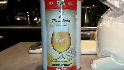 Coopers Beer Kit - Making a Wit / Blue Moon Clone