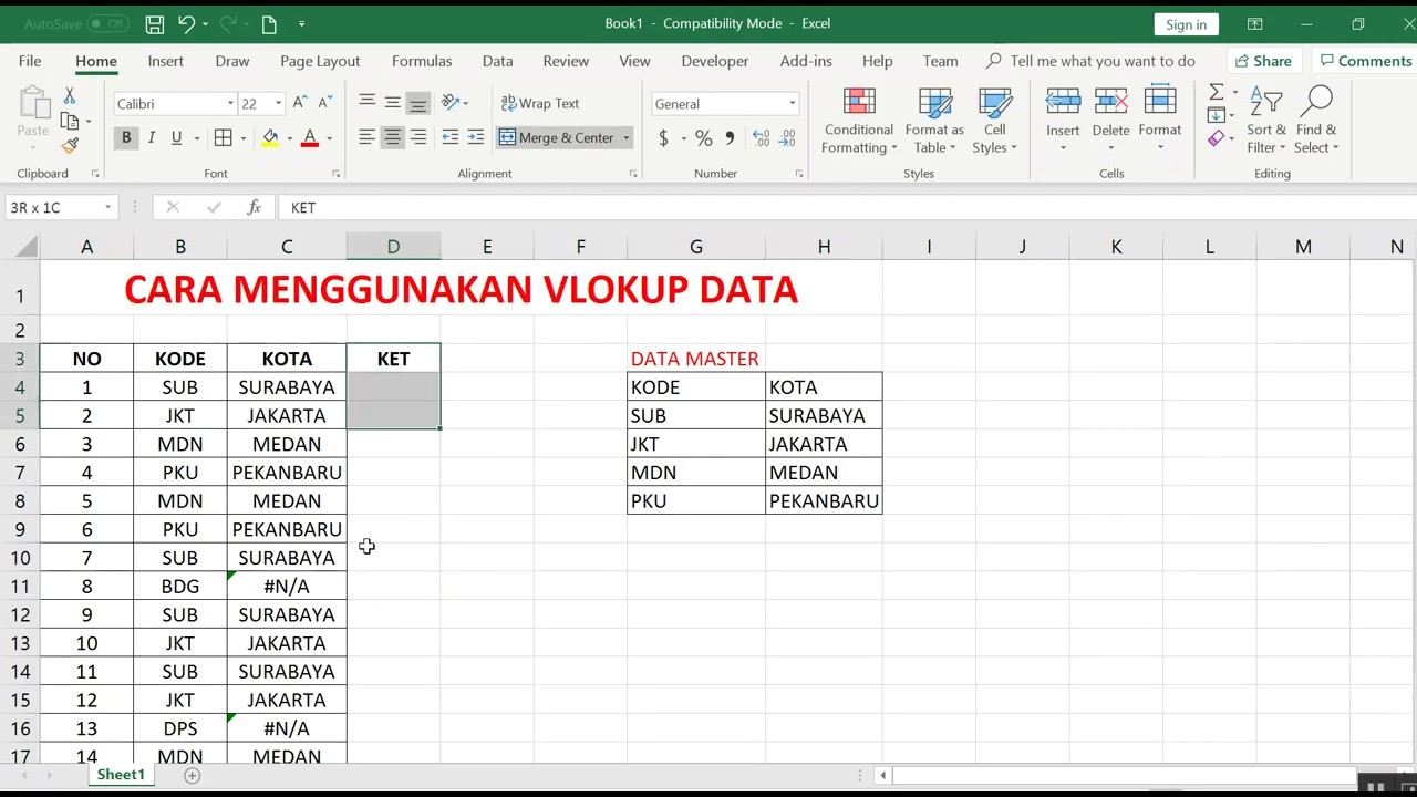 Google sheets vlookup