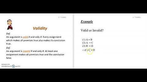 2.7b Propositional Semantics 7: Validity
