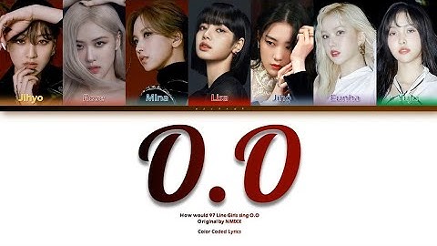 How would 97 Line Girls sing O.O by NMIXX | Color Coded Lyrics