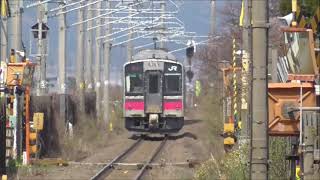 JR油川駅　列車2本詰め合わせ（津軽線）　2021.04.14