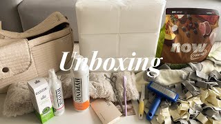 [앙꼬로그 no.3] 강아지용품 언박싱 함께 뜯어봐요! / 서루슬링백 / 내돈내산 강아지용품 소개 Unboxing